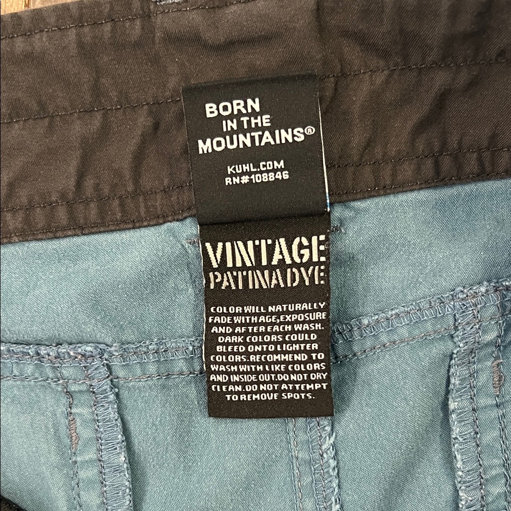 Kuhl Men's Teal Cargo Shorts - Picture 5 of 12